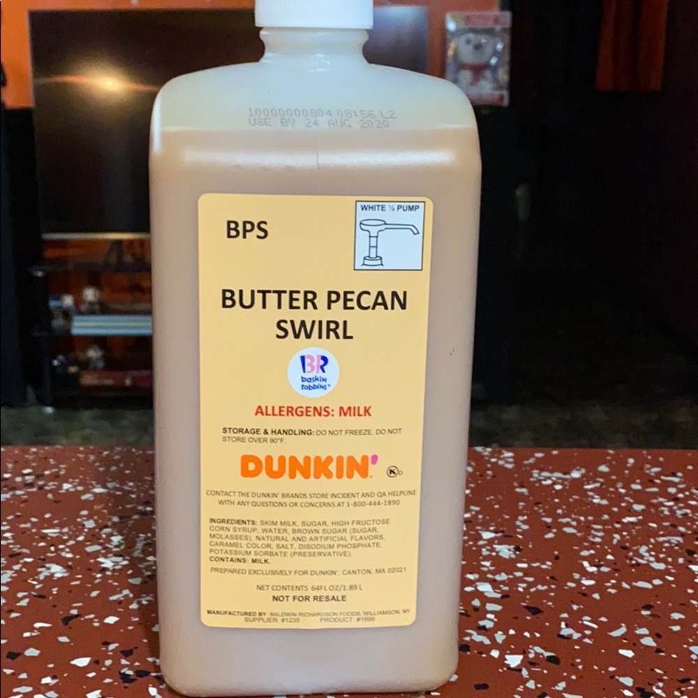 Butter pecan swirl